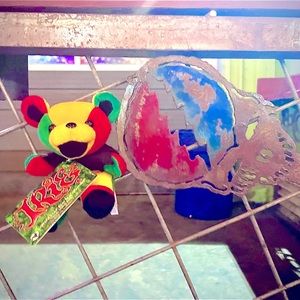VINTAGE Grateful Dead Liquid Blue Bear from 1988 Irie.